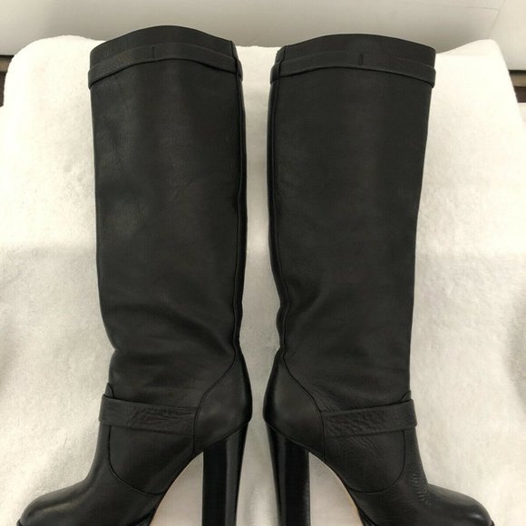 COACH LEIGHTON KNEE HIGH BOOTS SIZE 5.5 BLACK - Picture 5 of 8